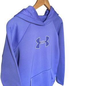 Under Armour Storm1 Hoodie Women's M Purple Fleece Lined Athletic Pullover Sweat